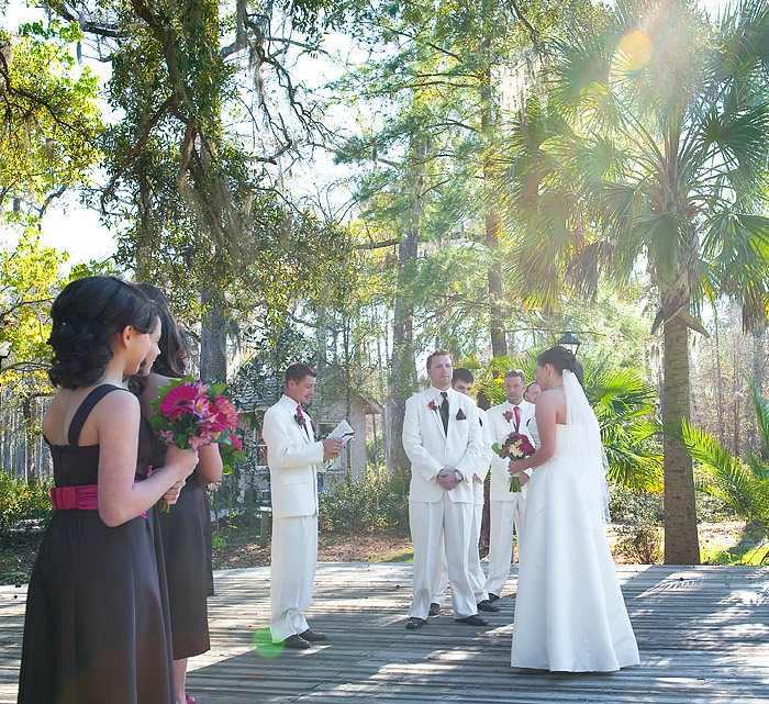 The wedding ceremony