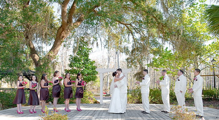 The wedding ceremony