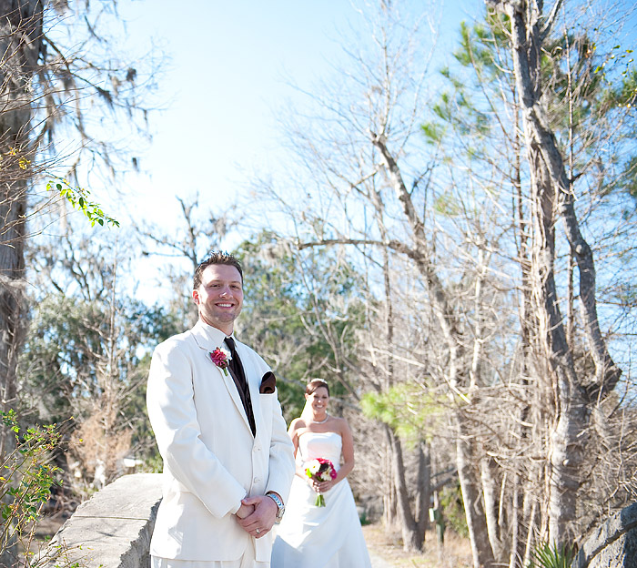 The groom and bride